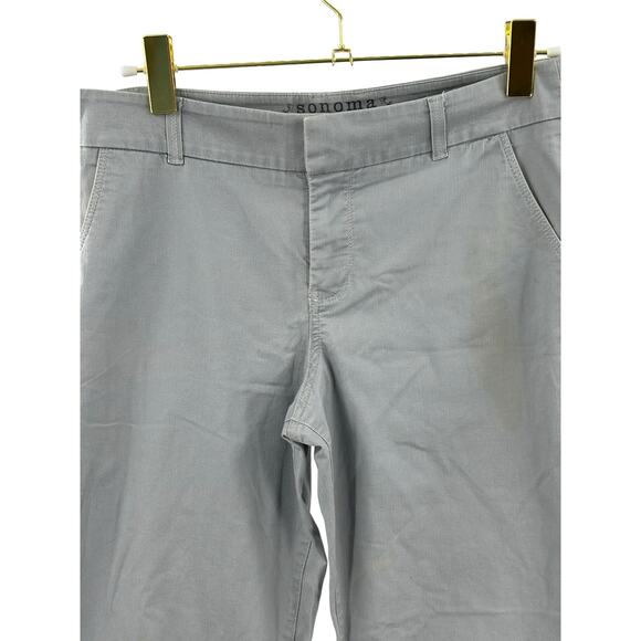 Sonoma Modern‎ Boot Cut Pants - Size 10 Petite Light Gray - Picture 3 of 7